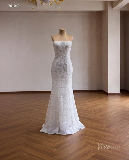 261049 80cm-wedding dresses 2026-Viniodress-Ivory-Custom Size – Add Measurements in Cart-