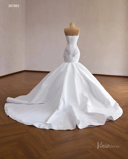 261065 1meter-wedding dresses 2026-Viniodress-Ivory-Custom Size – Add Measurements in Cart-