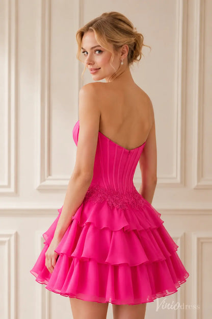 S26057-Homecoming Dresses 2026-Viniodress-Yellow-Custom Size – Add Measurements in Cart-