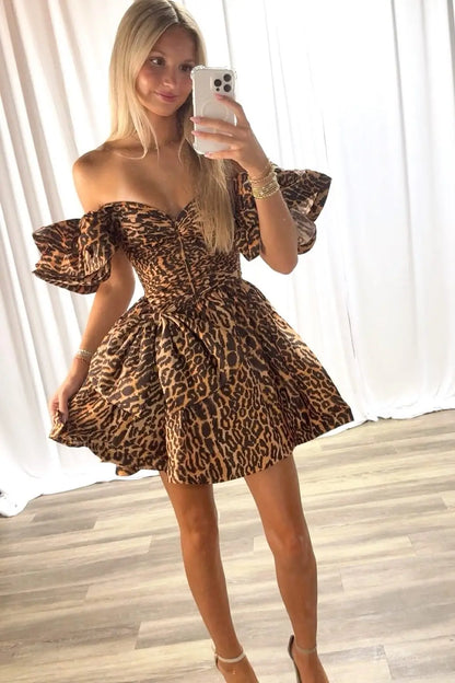 HS006-Homecoming Dresses 2026-Viniodress-Brown-Custom Size-