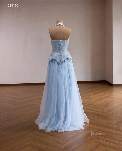 251102-Pageant Dress 2026-Viniodress-Light Blue-Custom Size – Add Measurements in Cart-