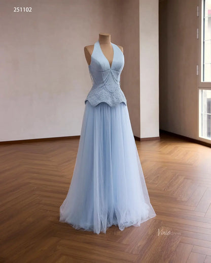 251102-Pageant Dress 2026-Viniodress-Light Blue-Custom Size – Add Measurements in Cart-