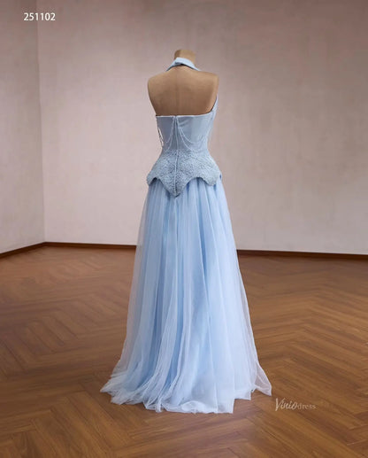 251102-Pageant Dress 2026-Viniodress-Light Blue-Custom Size – Add Measurements in Cart-