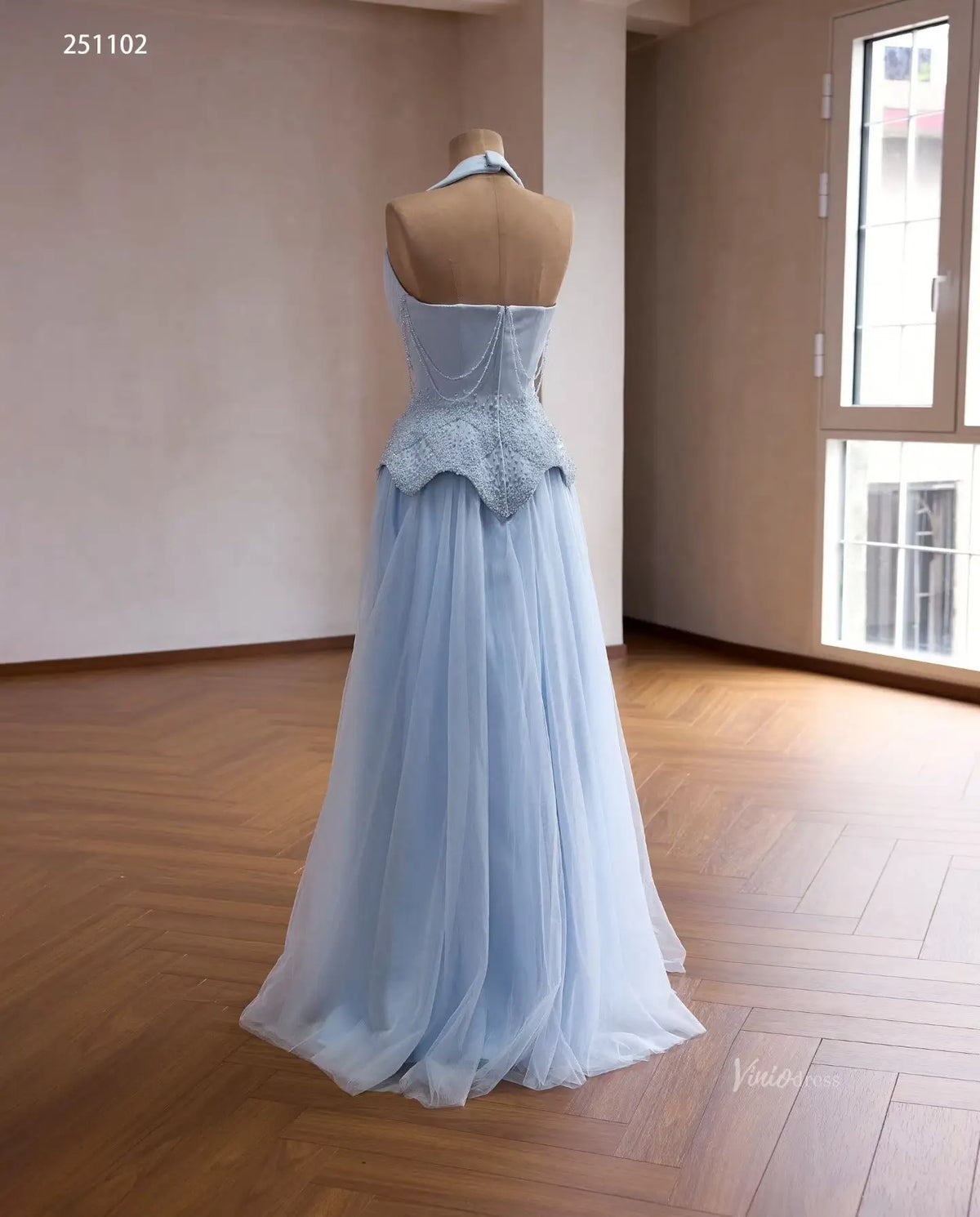 251102-Pageant Dress 2026-Viniodress-Light Blue-Custom Size – Add Measurements in Cart-