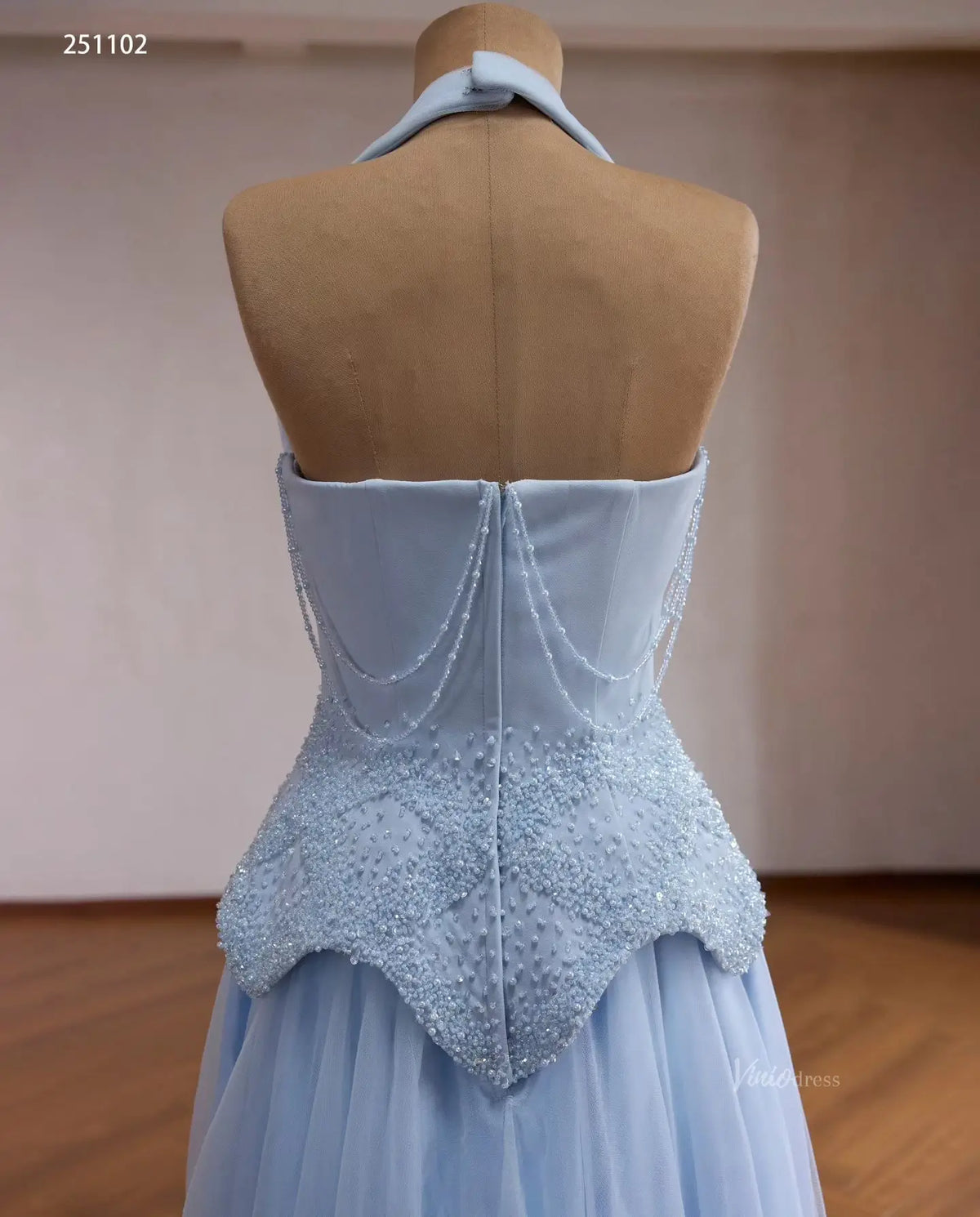 251102-Pageant Dress 2026-Viniodress-Light Blue-Custom Size – Add Measurements in Cart-