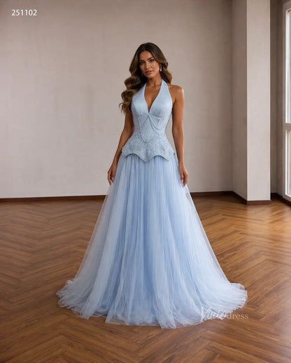 251102-Pageant Dress 2026-Viniodress-Light Blue-Custom Size – Add Measurements in Cart-