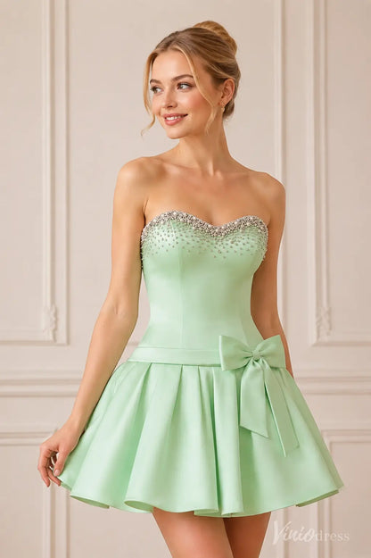 mint green homecoming dress WEDTREND Women Bodycon Strapless Sequin Short Cocktail Dress, Mint Green / US20W Fully Lined Mint Green Homecoming Dress,sparkle Homecoming