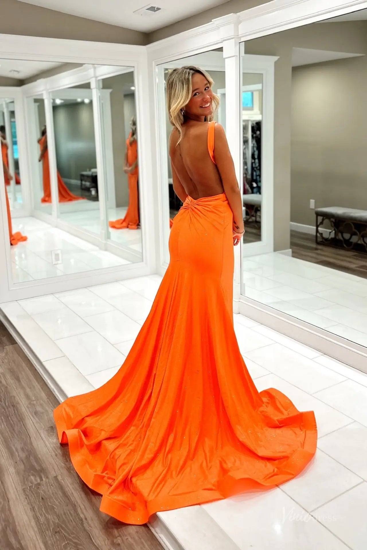 SS388-prom dresses 2026-Viniodress-Orange-Custom Size – Add Measurements in Cart-