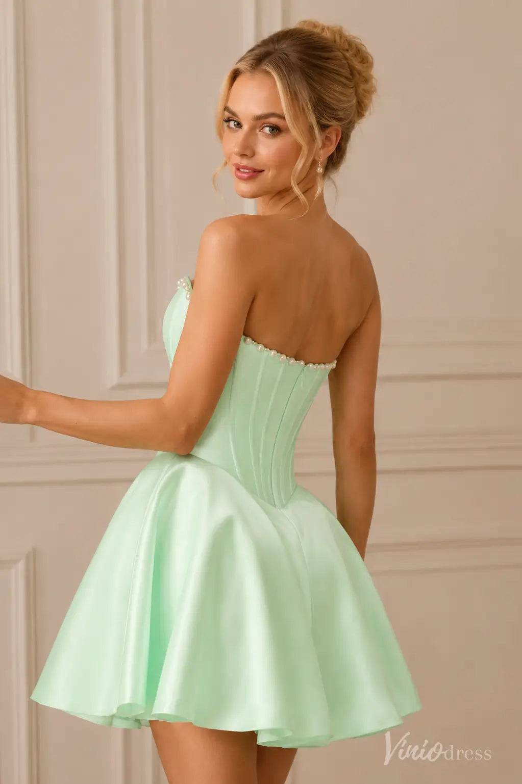 S26075-Homecoming Dresses 2026-Viniodress-Mint-Custom Size – Add Measurements in Cart-