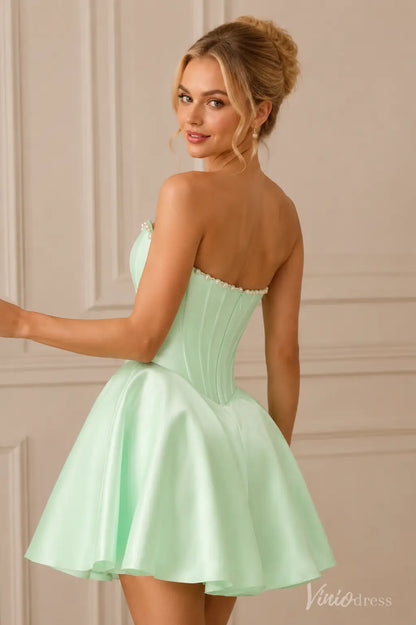 S26075-Homecoming Dresses 2026-Viniodress-Mint-Custom Size – Add Measurements in Cart-