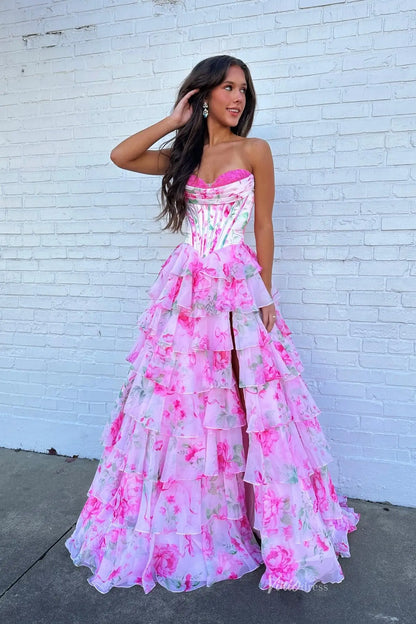 RF055-Prom Dresses 2026-Viniodress-Pink-Custom Size-