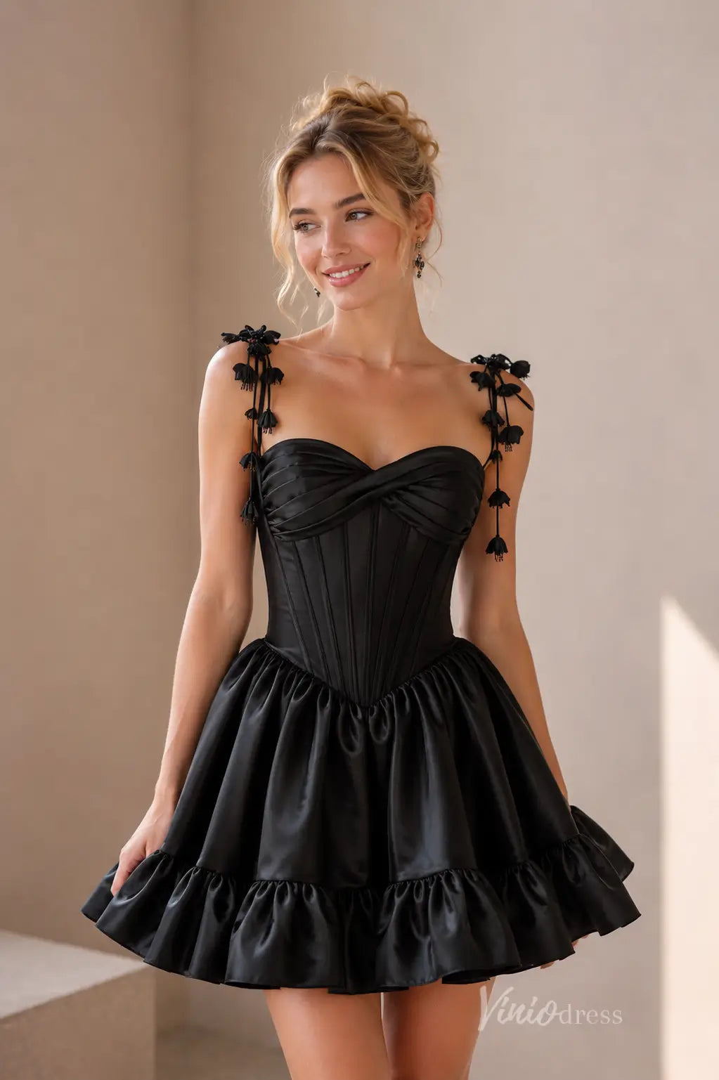 S26019-Homecoming Dresses 2026-Viniodress-Ivory-Custom Size – Add Measurements in Cart-