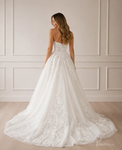 LA177-wedding dresses 2026-Viniodress-Ivory-Custom Size – Add Measurements in Cart-