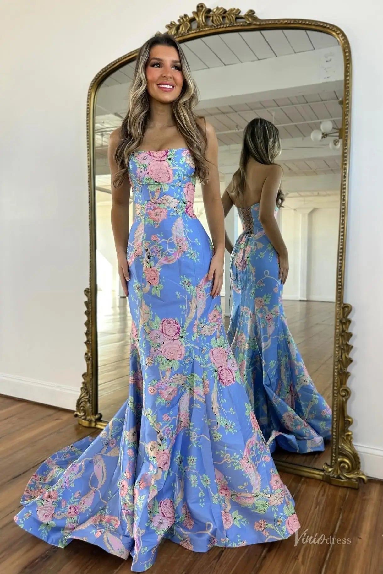 SS391-prom dresses 2026-Viniodress-Pink-Custom Size – Add Measurements in Cart-