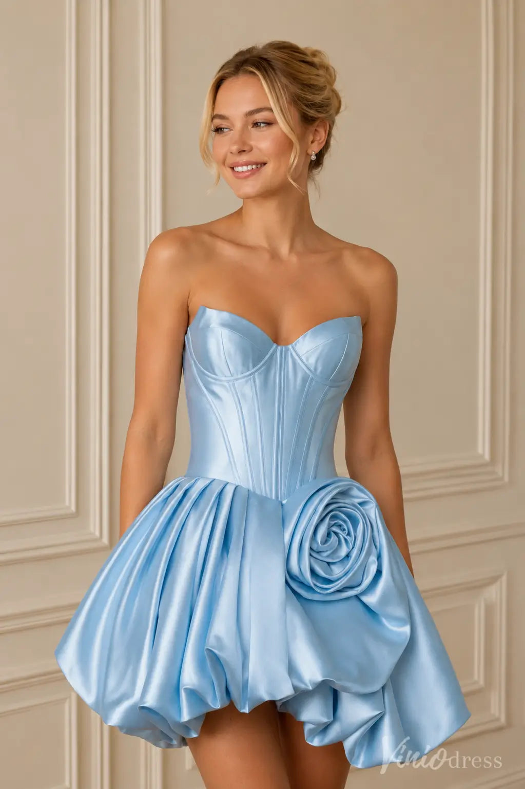 S26047-Homecoming Dresses 2026-Viniodress-Yellow-Custom Size – Add Measurements in Cart-