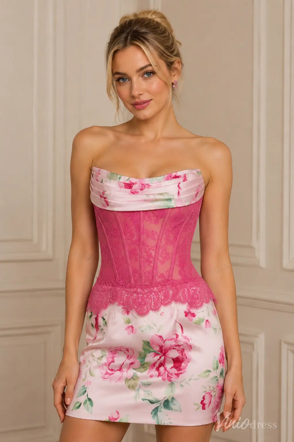 S26064-Homecoming Dresses 2026-Viniodress-Rose Pink-Custom Size – Add Measurements in Cart-