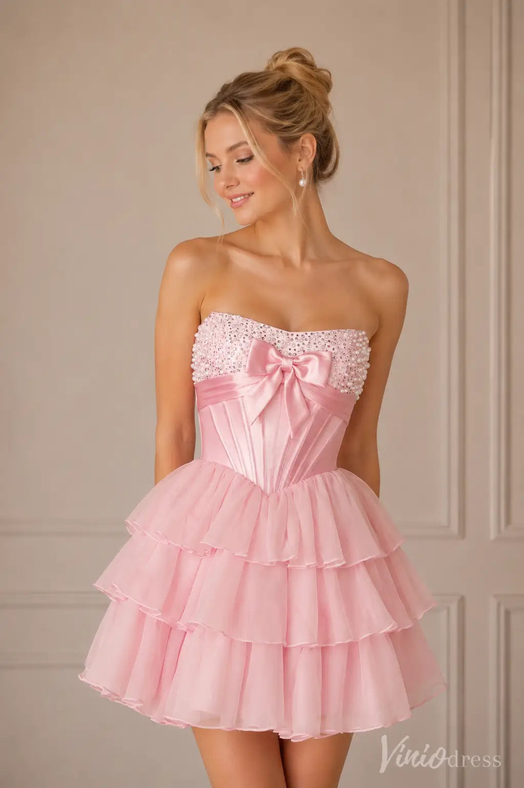 S26036-Homecoming Dresses 2026-Viniodress-Black-Custom Size – Add Measurements in Cart-