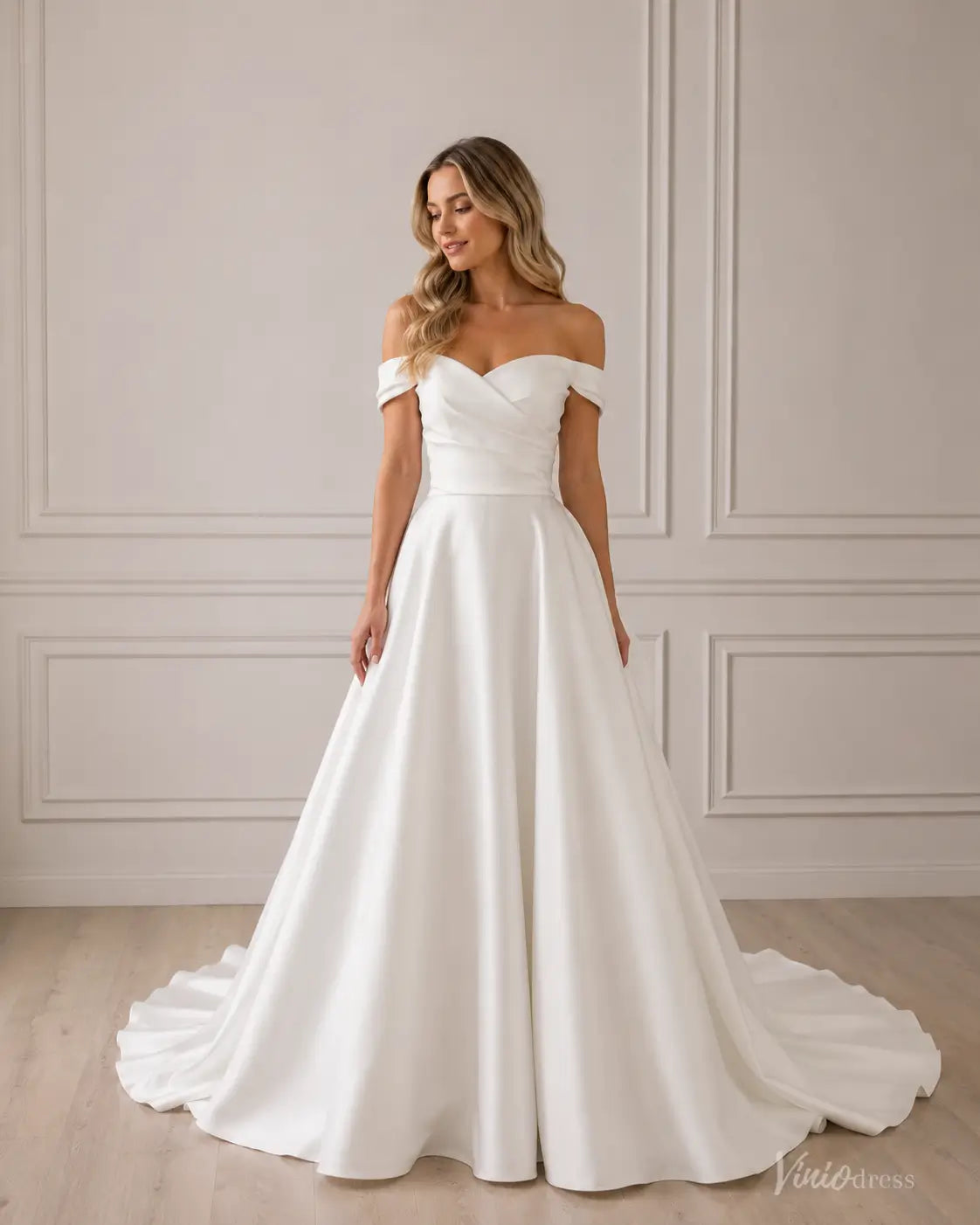 MS167-wedding dresses 2026-Viniodress-Ivory-Custom Size – Add Measurements in Cart-
