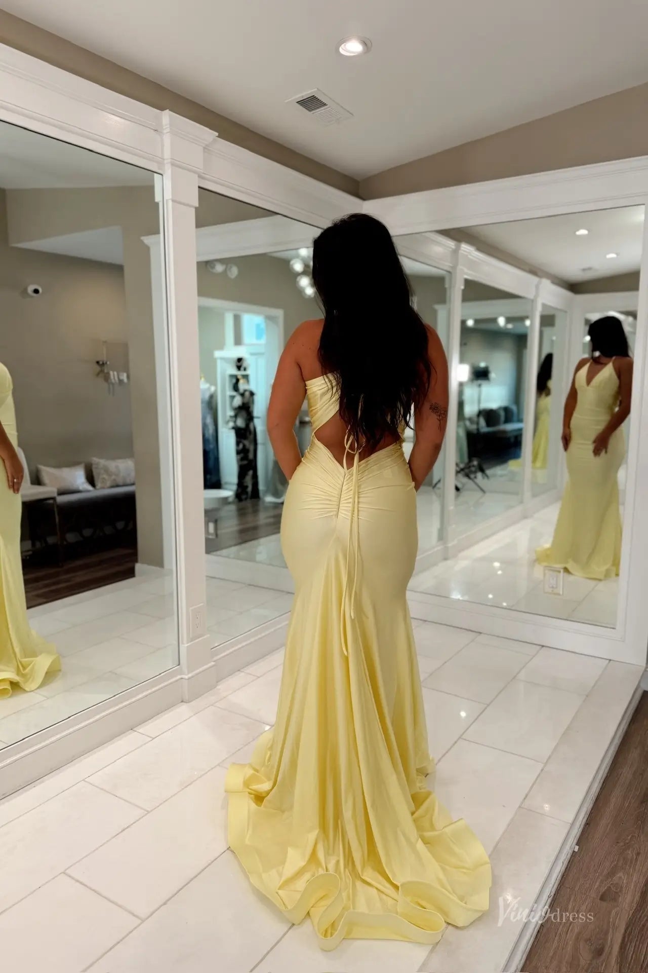 SS387-prom dresses 2026-Viniodress-Butter Yellow-Custom Size – Add Measurements in Cart-