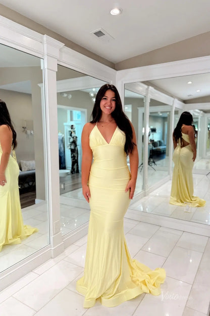 SS387-prom dresses 2026-Viniodress-Butter Yellow-Custom Size – Add Measurements in Cart-