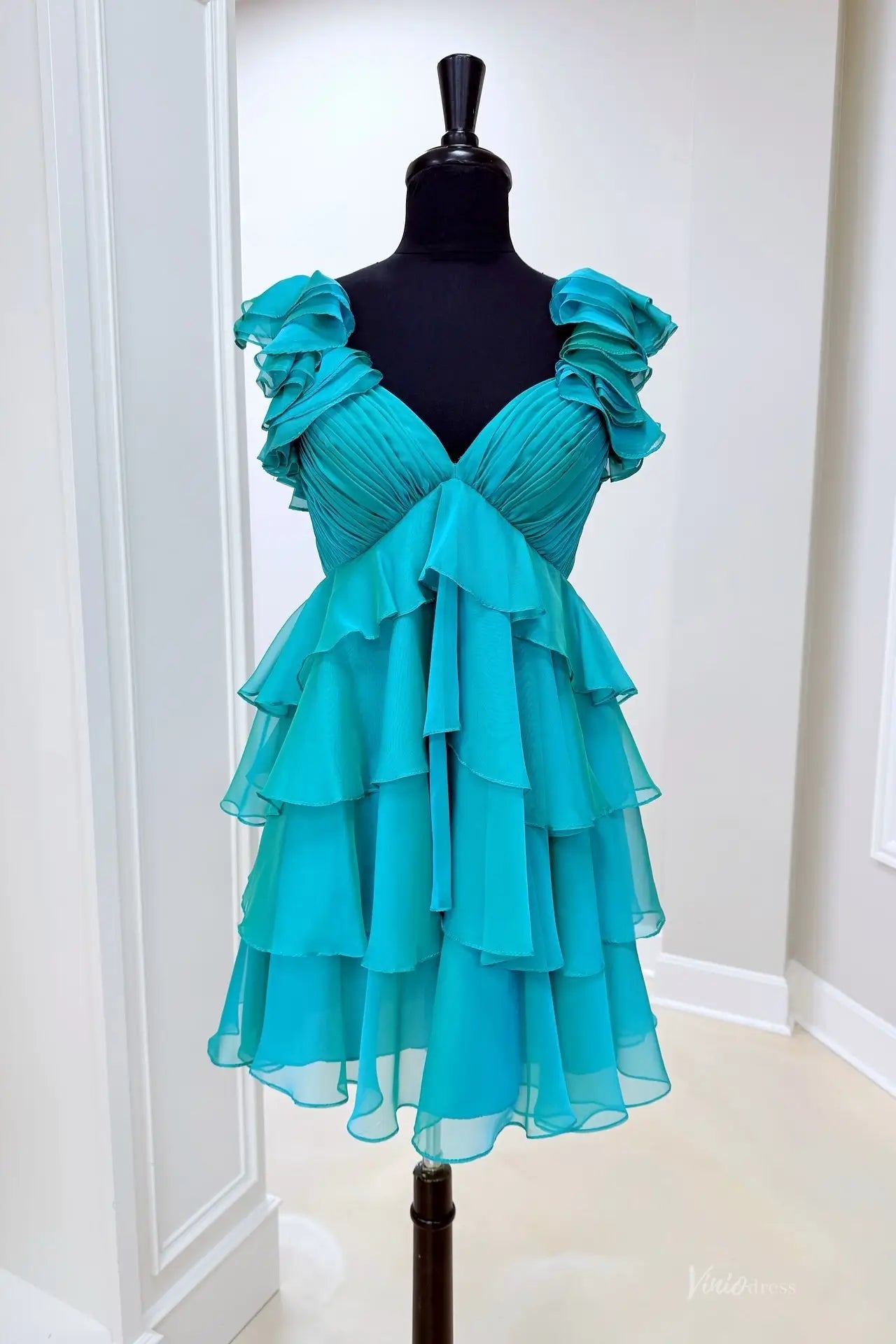 HR013-Homecoming Dresses 2026-Viniodress-Aqua-Custom Size – Add Measurements in Cart-