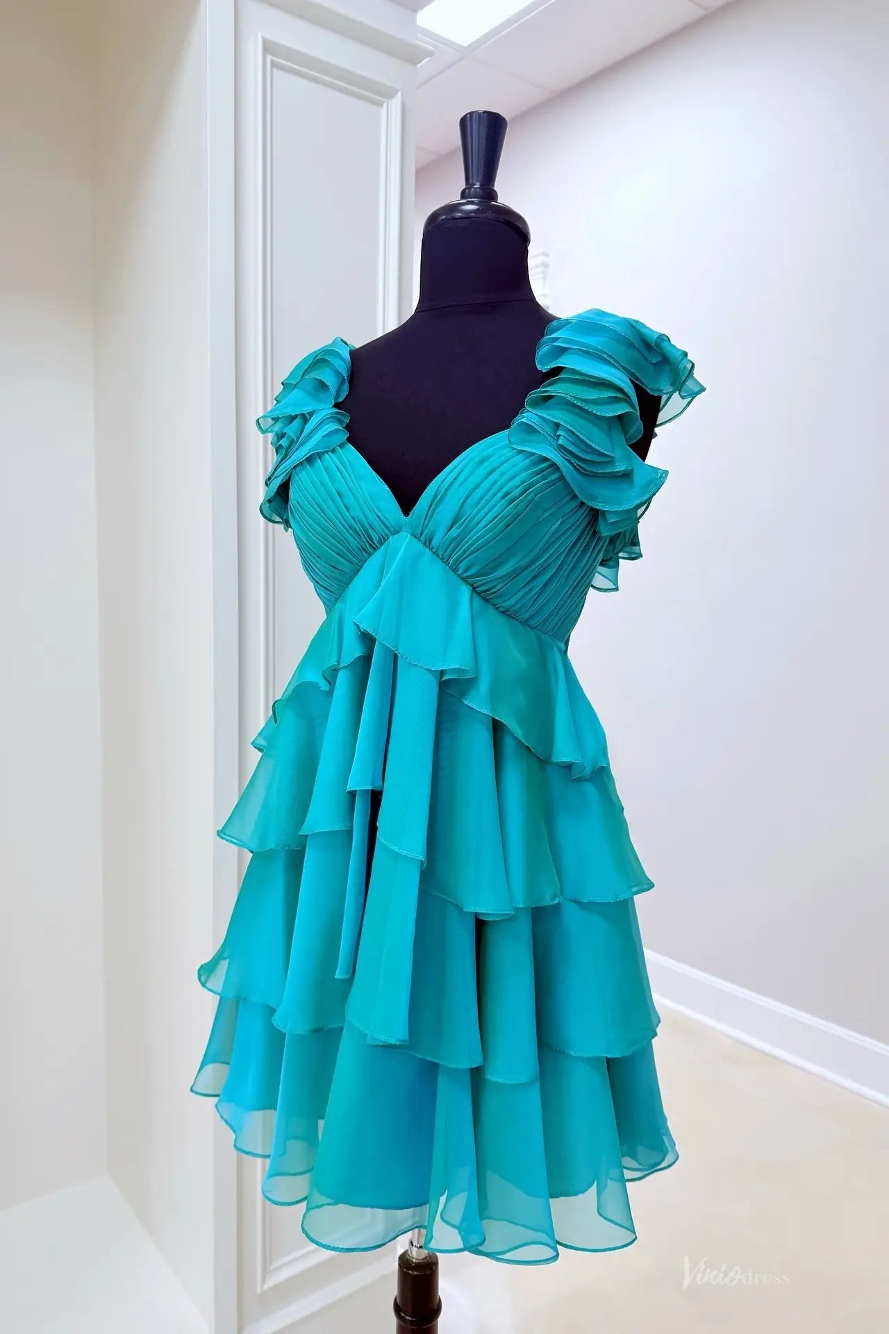 HR013-Homecoming Dresses 2026-Viniodress-Aqua-Custom Size – Add Measurements in Cart-