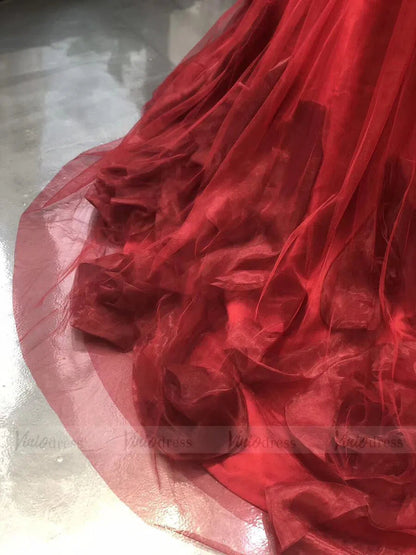 Baby Blue Strapless Ruffle Prom Dresses Quinceanera Dress 66290 viniodress-prom dresses 2025 -Viniodress-Baby Blue-Custom Size-