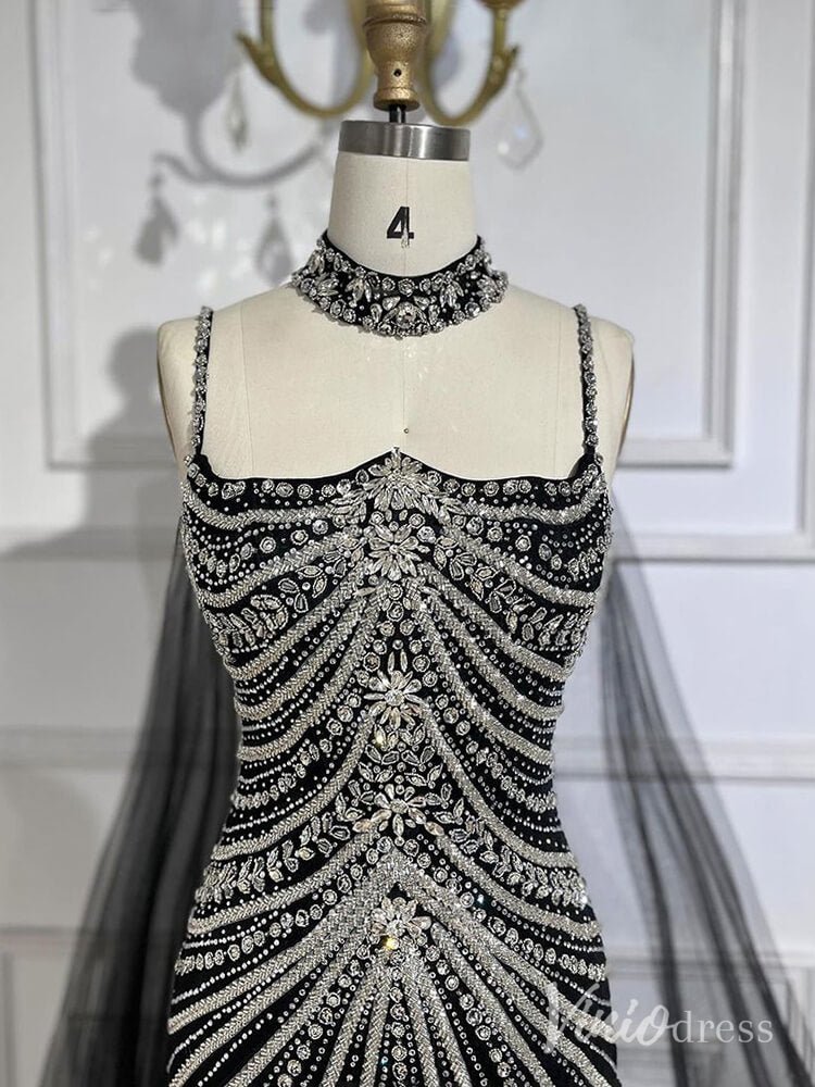 Beaded 1920s Prom Dresses Cape Sleeve Gatsby Formal Dresses AD1250-Evening Dresses 2025 -Viniodress-Navy-US 2-