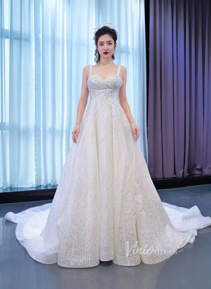 Beaded Ball Gown Wedding Dress 67387 Viniodress-wedding dresses 2025 -Viniodress-Ivory-Custom Size-