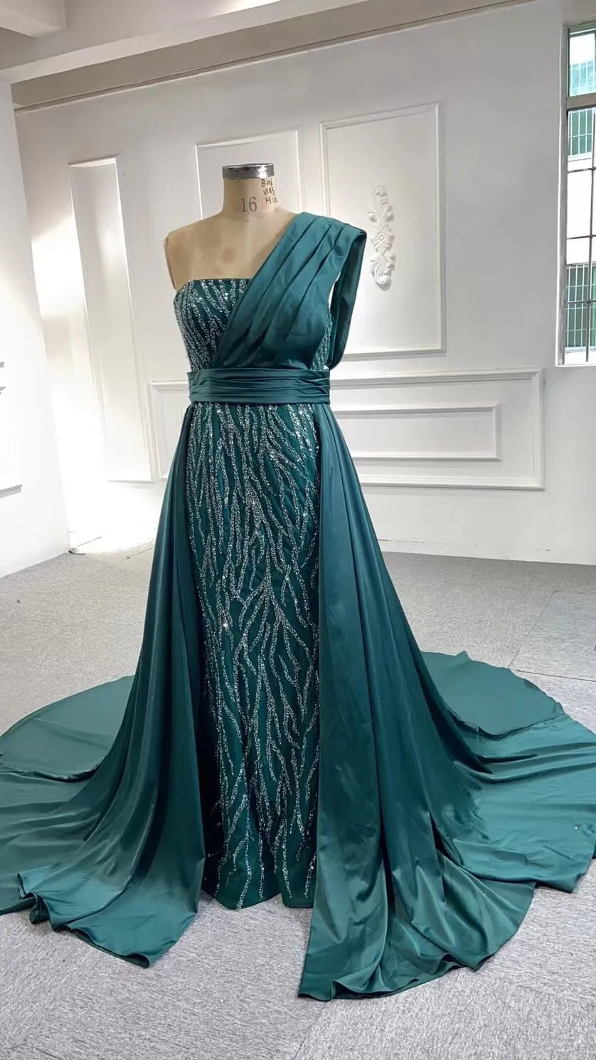 Beaded Champagne Mermaid Wedding Dress Removable Overskirt 67435 Viniodress Beaded Champagne Mermaid Wedding Dress Removable Overskirt 67435 Viniodress