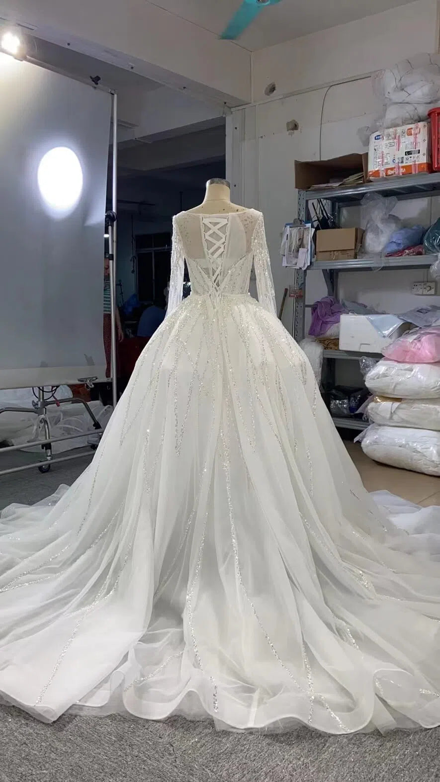Beaded Magenta Wedding Dress with Detachable Overskirt 67480-prom dresses 2025 -Viniodress-Magenta-Custom Size-