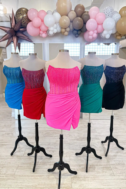 HB003-Homecoming Dresses 2026-VINIODRESS-Hot Pink-Custom Size-