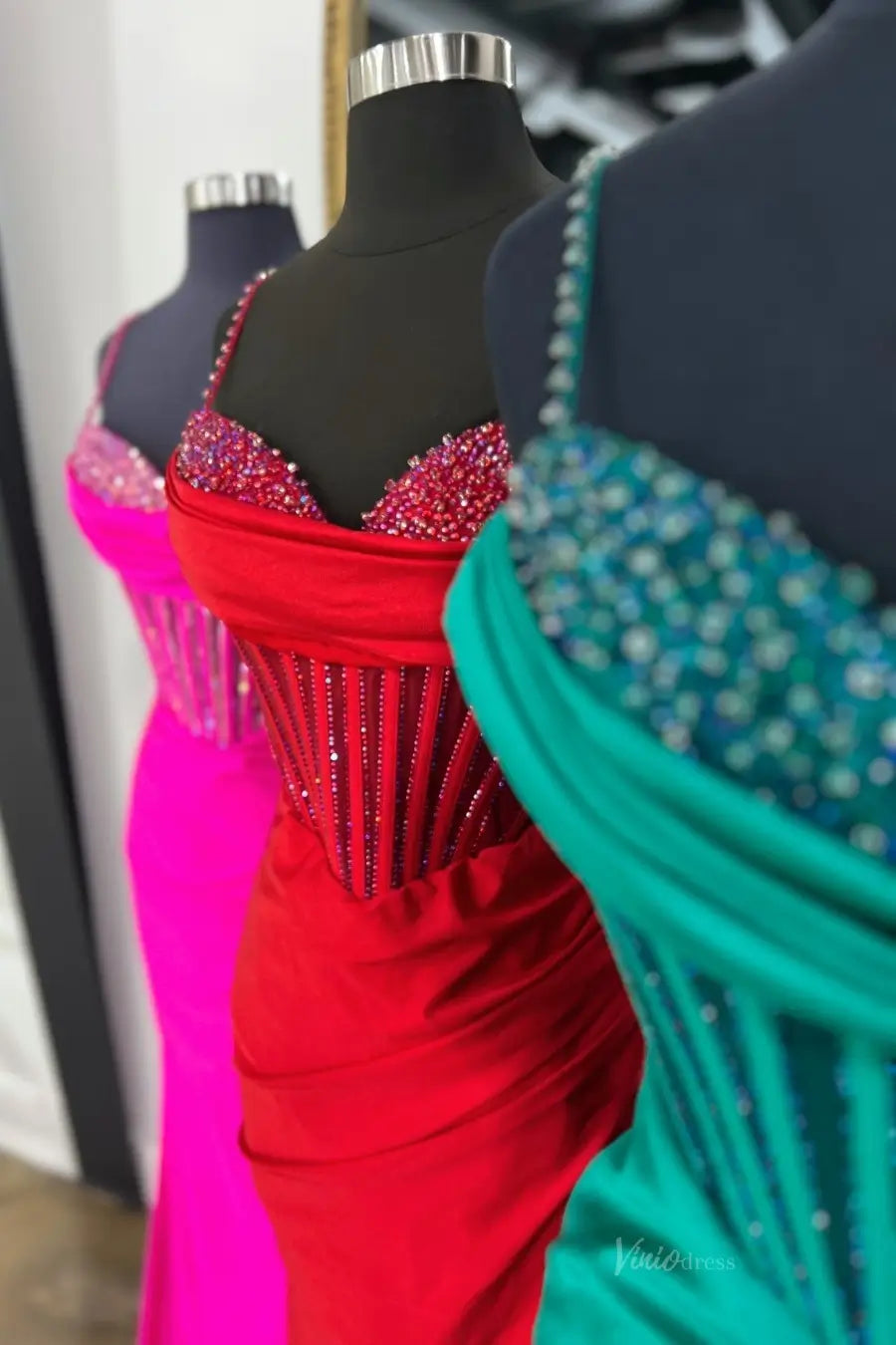 SS408-prom dresses 2026-Viniodress-Fuchsia-Custom Size – Add Measurements in Cart-