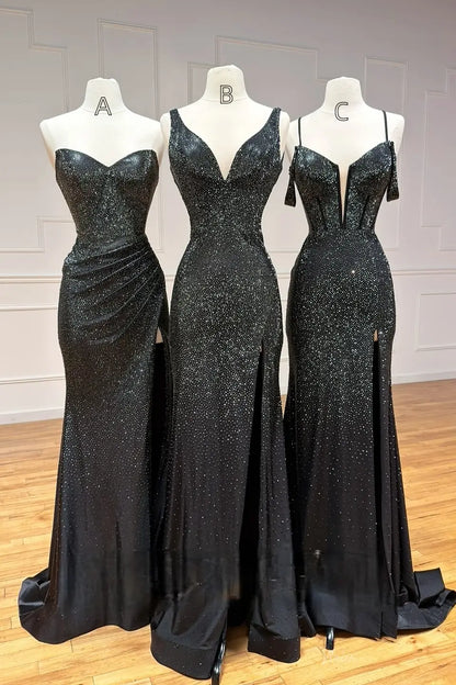 SQ026不转-Prom Dresses 2026-Viniodress-Black-A-Custom Size