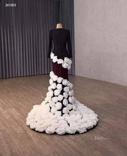 261003-wedding dresses 2026-Viniodress-Black-Custom Size – Add Measurements in Cart-