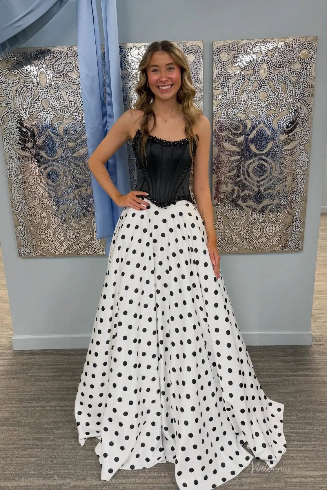 AS104-prom dresses 2026-Viniodress-Black-Custom Size – Add Measurements in Cart-