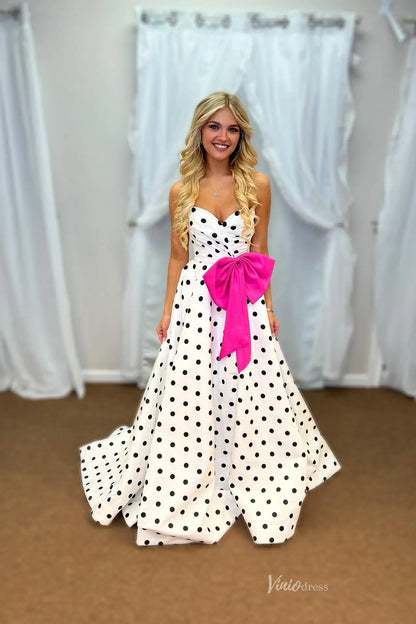 AS042-prom dresses 2026-Viniodress-Fuchsia-Custom Size-