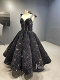 Prom Dress 2025 Black Prom Dress Vintage Sweetheart Masquerade Dress FD1763 Tea Length-unique prom dresses-Black-Custom Size-Viniodress