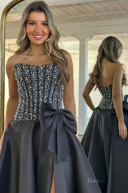 AS091-prom dresses 2026-Viniodress-Black-US 0-