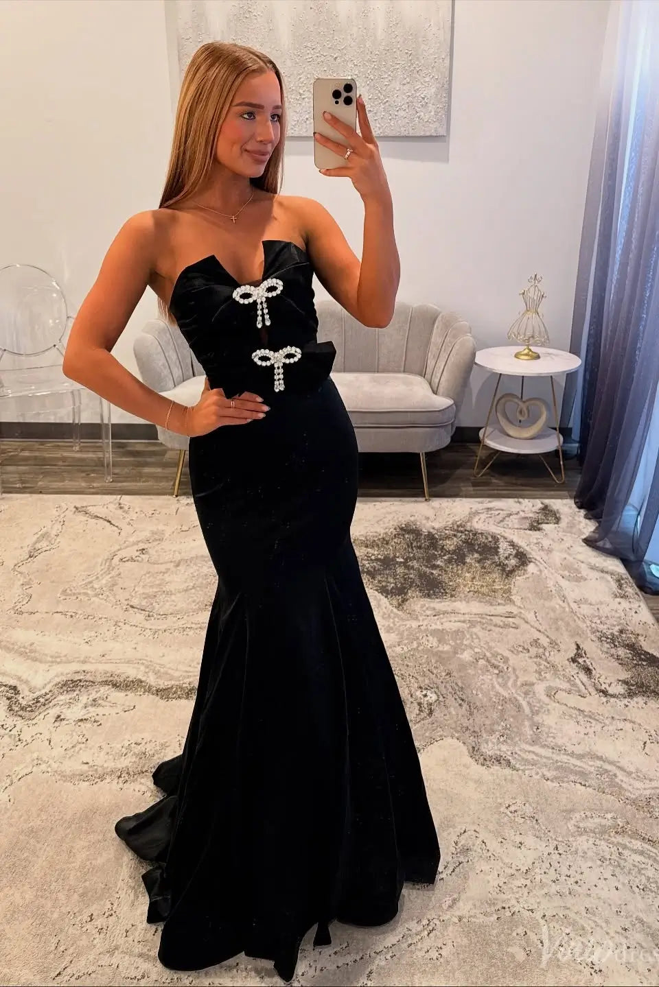 SS230不转-prom dresses 2026-Viniodress-Black-Custom Size-