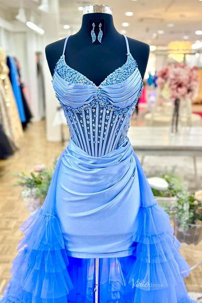 RF121不转-prom dresses 2026-Viniodress-Blue-Mini-Custom Size