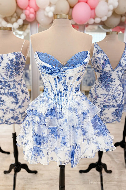 HF001不转-Homecoming Dresses 2026-Viniodress-Blue-Custom Size-