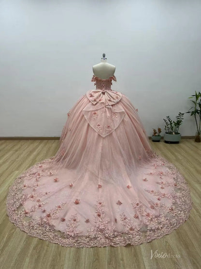 QC015-Quinceanera Dresses 2026-Viniodress-Blush-Custom Size – Add Measurements in Cart-