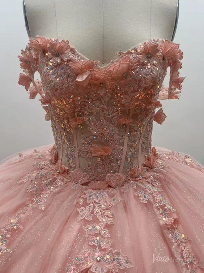 QC015-Quinceanera Dresses 2026-Viniodress-Blush-Custom Size – Add Measurements in Cart-