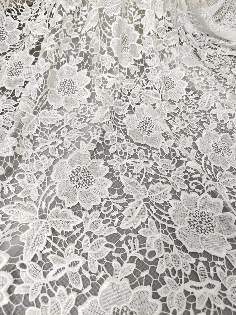 Boho Lace Wedding Dresses Lace Mermaid Wedding Dress Viniodress VW1108-wedding dresses 2025 -Viniodress-Ivory-Custom Size-