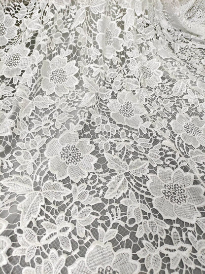 Boho Lace Wedding Dresses Lace Mermaid Wedding Dress Viniodress VW1108-wedding dresses 2025 -Viniodress-Ivory-Custom Size-