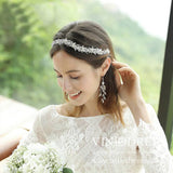 Simple Crystal Spray Earrings AC1030-Bridal Jewelry-Viniodress-Earrings-Viniodress