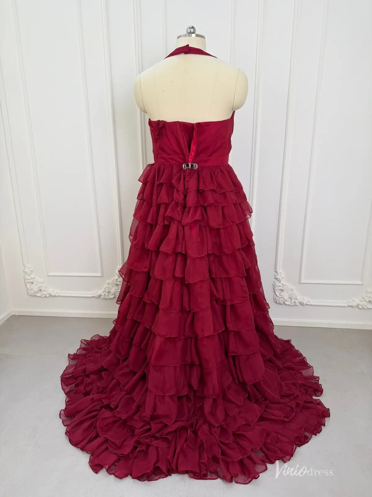 RFH02-prom dresses 2026-Viniodress-Burgundy-Custom Size – Add Measurements in Cart-