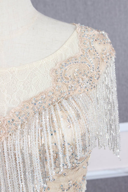 Burgundy Prom Dresses Beaded 20s Formal Dress FD2471-Evening Dresses 2025 -Viniodress-Burgundy-US 2-