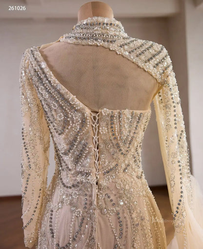 261026-wedding dresses 2026-Viniodress-Champagne-Custom Size – Add Measurements in Cart-